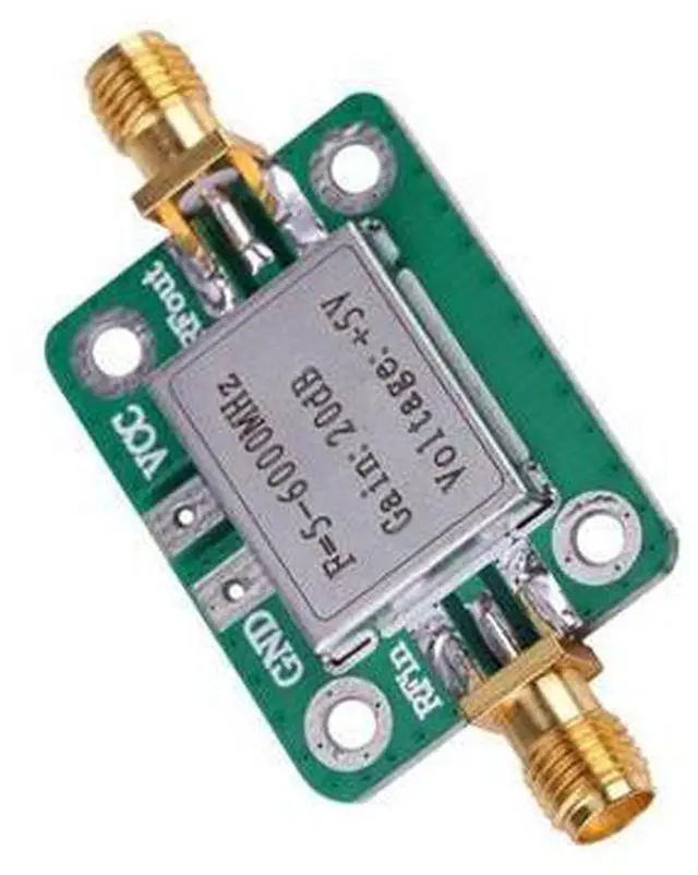 Alt view image 4 of 5 - RF ultra-wideband power amplifier with a gain of 20 dB from 5 MHz to 6 GHz. Operating frequency range of 5 - 6000 MHz. Equipped with a shielding shell.