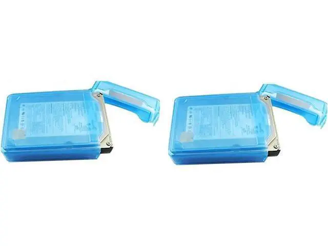 Alt view image 4 of 7 - 2pcs anti-static disk Hard Drive Bags pp hard drive bag Disk Protective Boxes HDD Enclosure 3.5 inch HDD storage case Desktop SSD Box anti-stress Hard Drive Storage Case