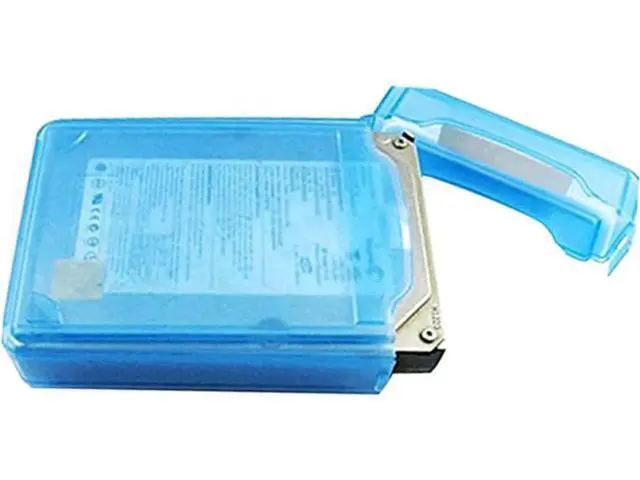 Alt view image 6 of 7 - 2pcs anti-static disk Hard Drive Bags pp hard drive bag Disk Protective Boxes HDD Enclosure 3.5 inch HDD storage case Desktop SSD Box anti-stress Hard Drive Storage Case