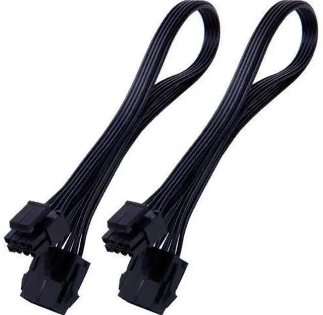 Main image of CPU 8 Pin Power Exteon Cable ATX CPU 8 Pin Female to 8(4+4) Pin Male EPS Exteon Cable for Motherboard (Not PCI-e VGA) 12 Inches (2 Pack)