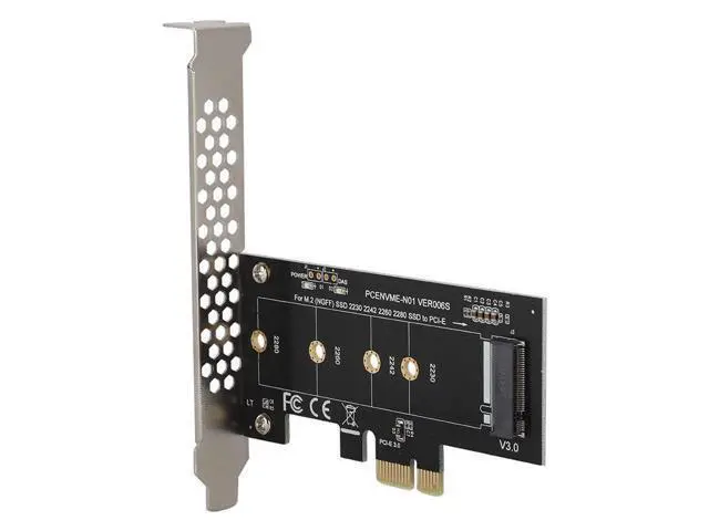 Alt view image 2 of 5 - Lianteng M.2 adapter card, NVME to PCI-E 3.0 high-speed 1X expaon M KEY NGFF, Apex Turbo Conversion Card, no additional components required