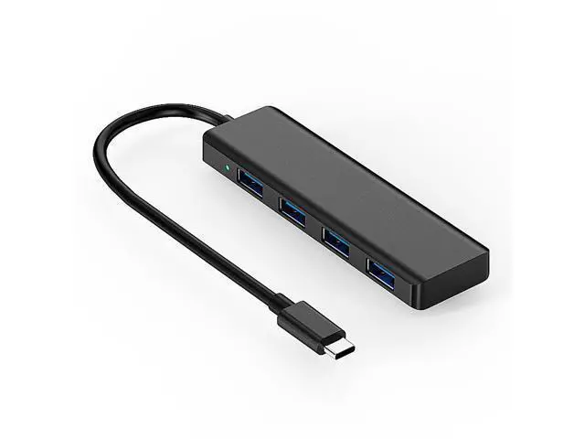Alt view image 4 of 4 - The new private model TYPE-C expaon dock hub is a multi-interface hub that supports one-to-four connections at high speed. It is plug-and-play and ultra-thin. Ivory white