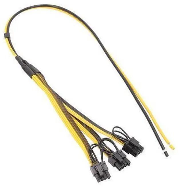 Main image of Mining machine graphics card cable 6 + 2p power cable 6p graphics card cable 12awg + 18awg magic 8pin X3 50 + 20