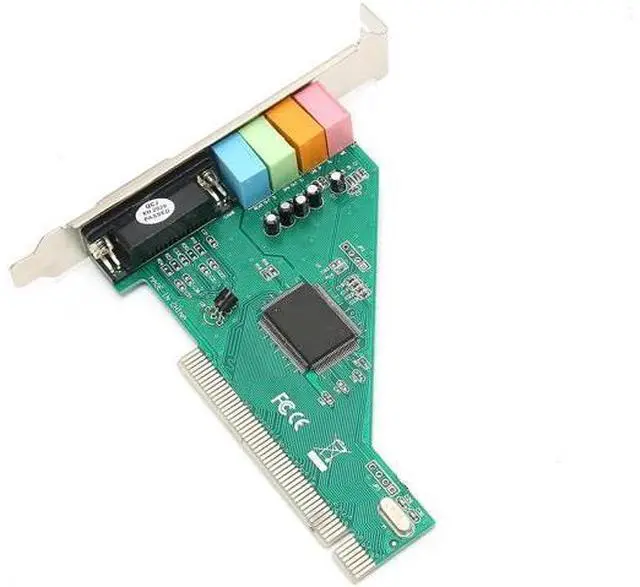 Main image of Computer Built-in Sound Card, PCI Sound Card 4 Channel PCI Sound Card for 98 / Windows2000 / XP/NT Signal Voltage