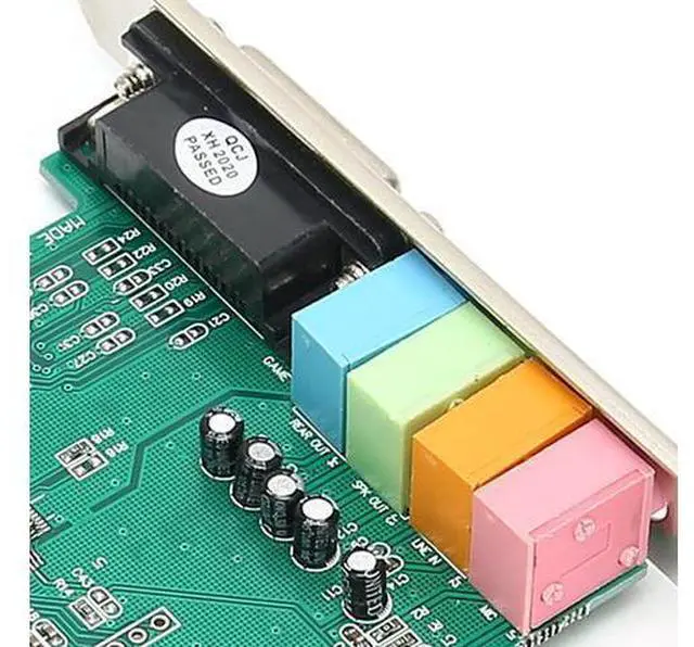 Alt view image 2 of 7 - Computer Built-in Sound Card, PCI Sound Card 4 Channel PCI Sound Card for 98 / Windows2000 / XP/NT Signal Voltage