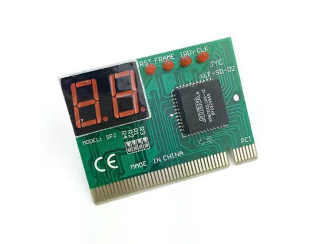 Alt view image 2 of 4 - 2 Digit LCD Display PC computer analyzer motherboard PCI diagnostic card computer post tester for desktop pc