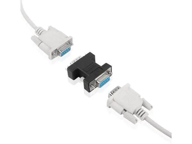 Alt view image 4 of 6 - RS232 DB9 Female to Male Extender Connector Adapter DB 9 Pin Serial Converter, for Serial Communication Interface Devices, Black