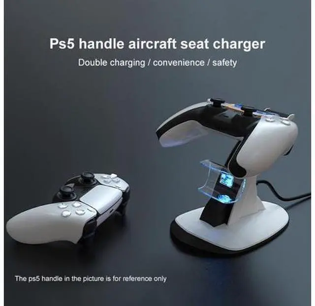 Alt view image 5 of 6 - Dual Fast Charger For PS5 Wireless Controller Type C Charging Dock Station LED Stand Dock Station For Sony PlayStation5 Gamepads