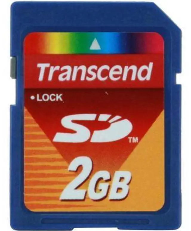 Main image of Transcend 2GB Secure Digital (SD) Flash Card Model TS2GSDC
