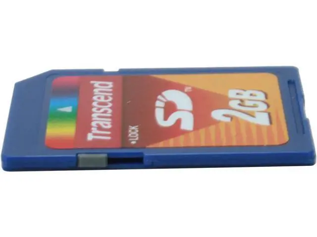 Alt view image 3 of 4 - Transcend 2GB Secure Digital (SD) Flash Card Model TS2GSDC