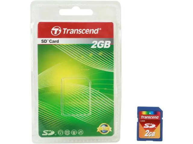 Alt view image 4 of 4 - Transcend 2GB Secure Digital (SD) Flash Card Model TS2GSDC
