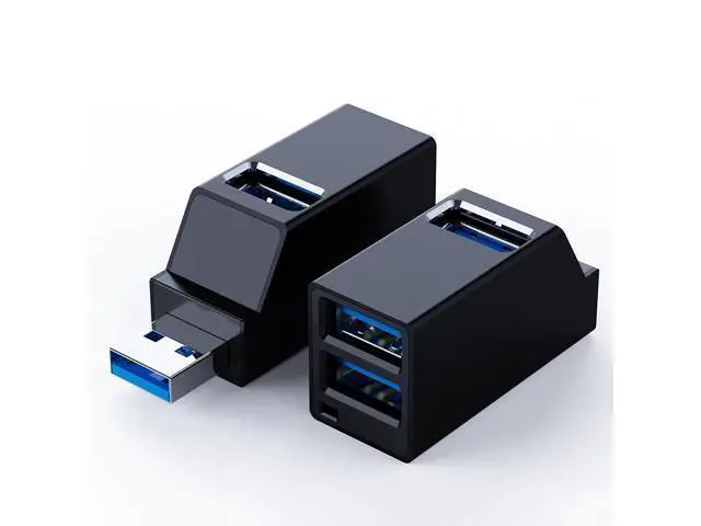 Alt view image 2 of 5 - USB hub docking station splitter with 3 ports for 2.0 USB and 3.0 USB hub. Suitable for charging USB drives, mobile phones and computers.