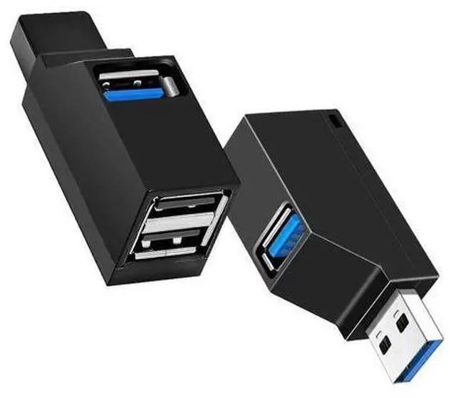 Main image of USB hub docking station splitter with 3 ports for 2.0 USB and 3.0 USB hub. Suitable for charging USB drives, mobile phones and computers.