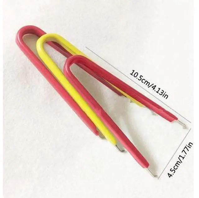 Alt view image 3 of 6 - IC Chip Remover Clip U-shaped Switch Key Puller Keycaps Keyboard Removing Tool(Yellow)