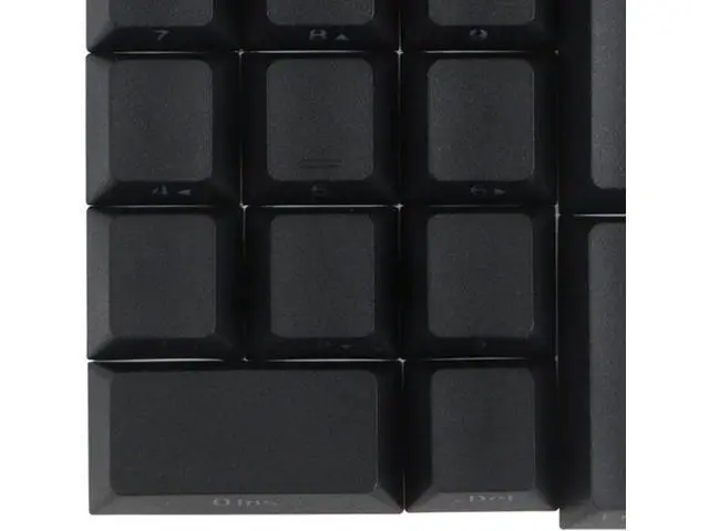 Alt view image 6 of 6 - Kesoto Mechanical Gaming Keyboard Numeric Keycaps, PBT Keycaps, Dustproof Waterproof Anti-Slip Home Custom Keycaps for Numeric Keypad - Black Side Font, 21Key for Cherry