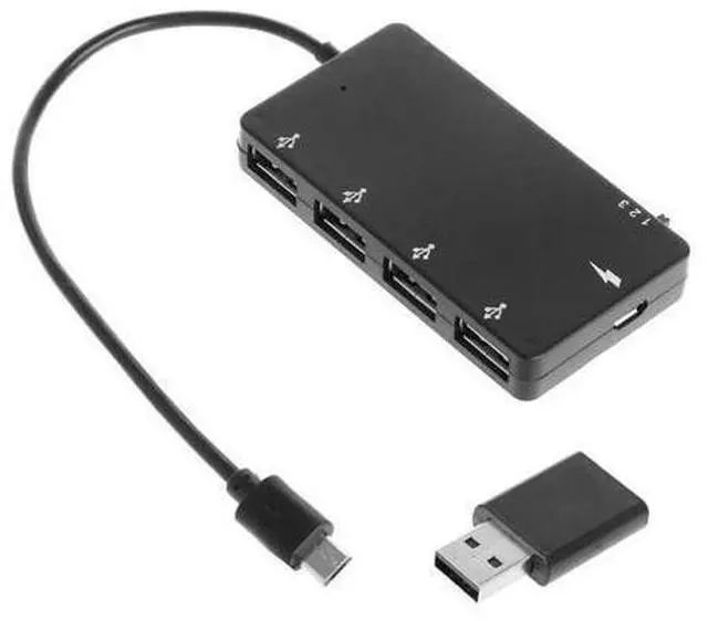 Main image of Micro USB OTG 4 Port Hub Power Charging Adapter Cable For Smartphone Tablet