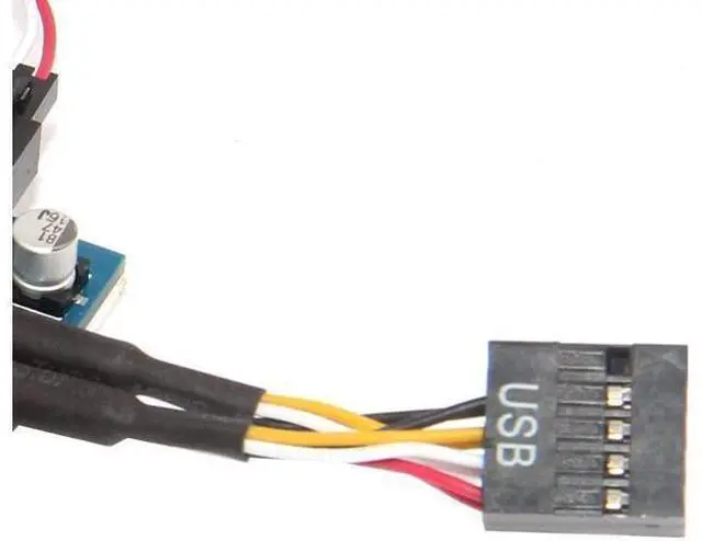 Alt view image 3 of 4 - XT-XINTE Motherboard USB 2.0 9pin Header 1 to 2/4 Exteon Hub Splitter Adapter - Converter MB USB 2.0 Female to 2 or 4 Female - 30CM 9-pin Internal Cable Connector Adapter Port Multiplier (1 to 4)
