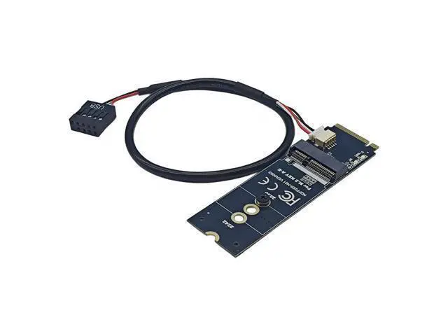 Alt view image 5 of 5 - KEY-M converts to M.2. KEY-E expands the WIFI slot. NVME converts to KEY-AE adapter card. M2 wireless WIFI slot.