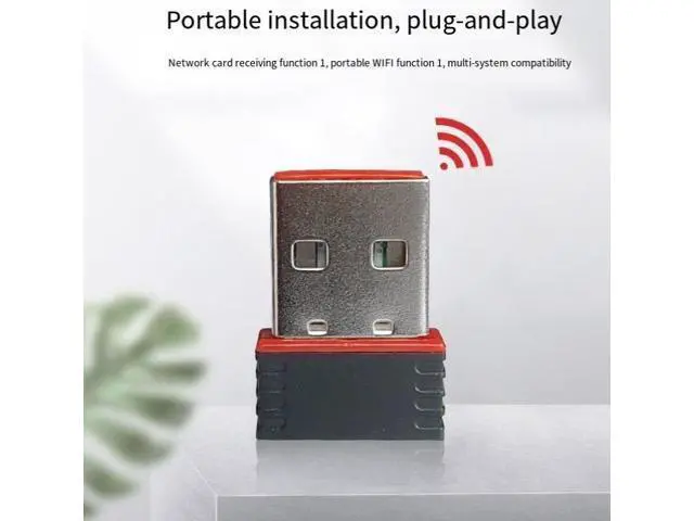 Alt view image 5 of 6 - RTL8188 wireless mini network card, 802.11 mini USB wireless transmitter, computer WIFI signal receiver