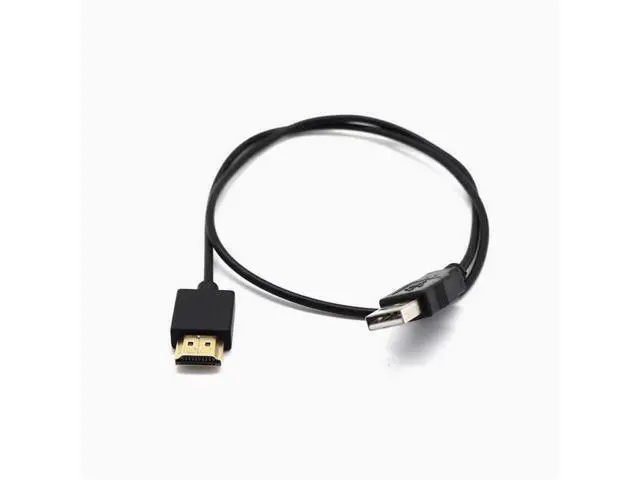 Alt view image 2 of 5 - HDMI cable HDMI male to USB power cable USB to HDMI male power cable, 0.5 m