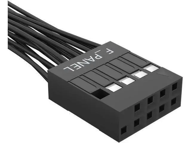Alt view image 2 of 6 - PC Power Switch Splitter, 9 Pin Motherboard Jumper Splitter 1 Female to 2 Male for Power SW, Reset SW, LED - PC Motherboard Adapter