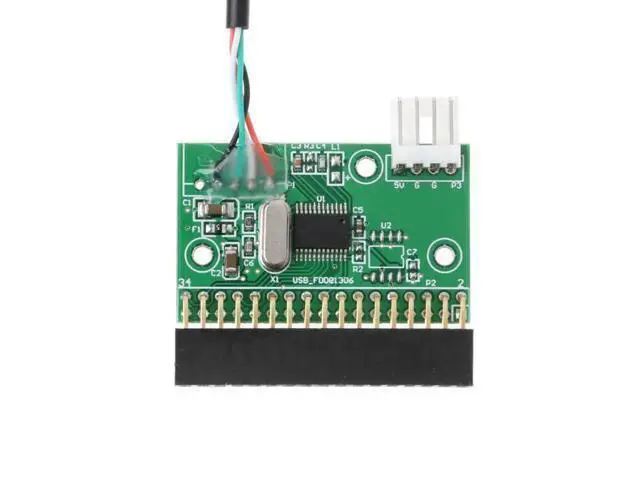 Alt view image 4 of 4 - 1.44MB 3.5\" USB Cable Adapter To 34Pin Floppy Drive Connector U Disk To Floppy Disk PCB Board