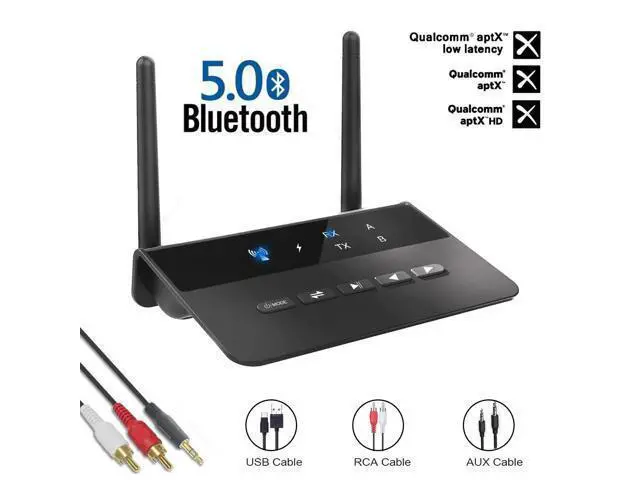 Alt view image 2 of 5 - Bluetooth 5.4 Qualcomm solution for combined receiving and transmitting functions, AUXRCA for in-vehicle TV, APTX Adaptive