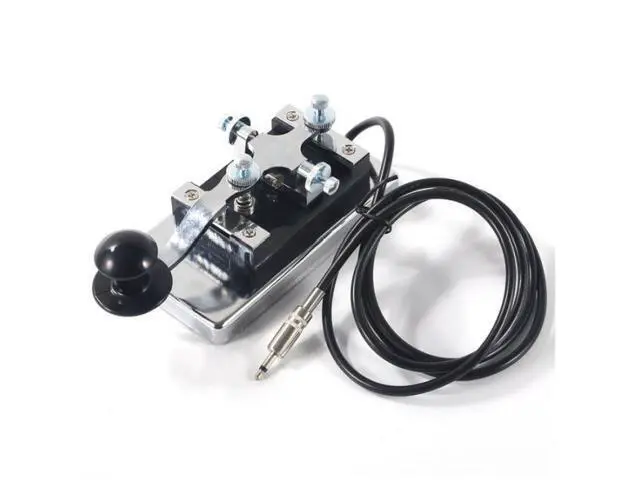Alt view image 2 of 5 - Changshu K4 Heavy-duty Electric Key Morse Code Electric Key 3.5mm/6.5mm Plug CW Shortwave Electric Key Wireless Radio Station