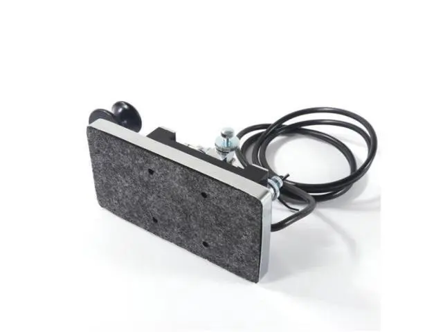 Alt view image 4 of 5 - Changshu K4 Heavy-duty Electric Key Morse Code Electric Key 3.5mm/6.5mm Plug CW Shortwave Electric Key Wireless Radio Station