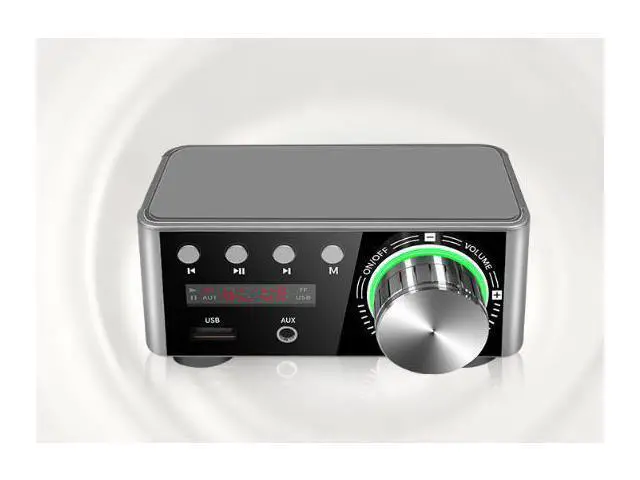 Alt view image 2 of 5 - 50W x 2 Bluetooth 5.0 digital power amplifier - Class H D-type power amplifier - High-end audio equipment for home use - High power output at the audio level