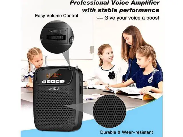 Alt view image 3 of 7 - Portable Mini Voice Amplifier Wired Headset Microphone Speaker Set for Teachers 15W Rechargeable Personal Mic for ClassroomTour GuidesIn Standructors Presentation