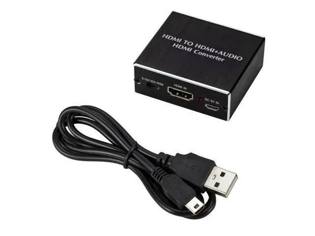 Alt view image 2 of 5 - 4K high-definition HDMI converter, HDMI audio splitter, HDMI optical audio decoder