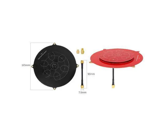 Alt view image 3 of 5 - Array antenna - High-gain long-range FPV5.8G video transmission antenna - 150-200mm remote measurement and mapping tower antenna