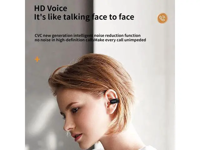Alt view image 3 of 7 - Ttbesmi Open Ear Bluetooth Headphones Bone Conduction Ear Buds Wireless Bluetooth Open Ear Earbuds Ear Clip Headphones Wireless Ear Buds Ear Buds for Small Ears Wireless Bone Conduction Head Phones