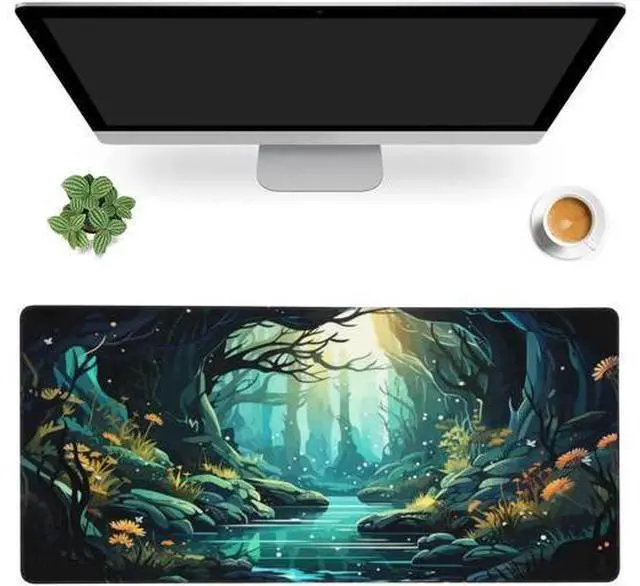 Main image of Gaming Mouse Mat Beautiful Landscape Large Mouse Pad Extended Mouse Pad Desk Mat Non-Slip Rubber Base Mice Pad Desk Pad for Office Game Home 35.4x15.75 in