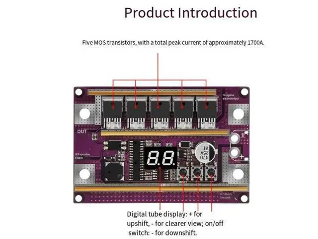 Alt view image 3 of 4 - K99 Small Automatic Spot Welding DIY Complete Set of Accessories 18650 Lithium Battery Spot Welding Machine Pen Control Main Board Spot Welding Machine