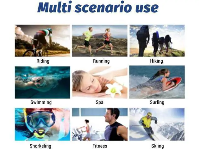 Alt view image 7 of 7 - Yoidesu Bone Conduction Headphones,IPX8 Water Proof Wireless Earbuds, 16G Memory, Open Ear Headphones Bluetooth 5.0 with Mic, for Running, Cycling, Hiking, Gym, Workout (Gray)