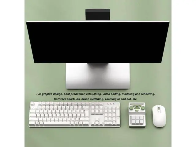 Alt view image 3 of 7 - 6 Key Gaming Keyboard, Mini Macro Mechanical Keypad, RGB Gaming Keyboard Portable, One Handed Fully Programming Keys for Windows, Red Switches