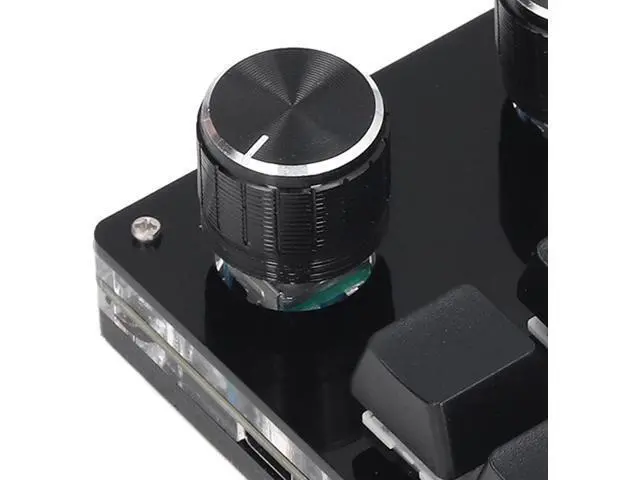 Alt view image 5 of 7 - 12Key Mechanical Gaming Keypad with 2 Knobs, Programming Macro Keys OSU Gaming Keyboard, DIY USB Mini Keypad for Computer Universal