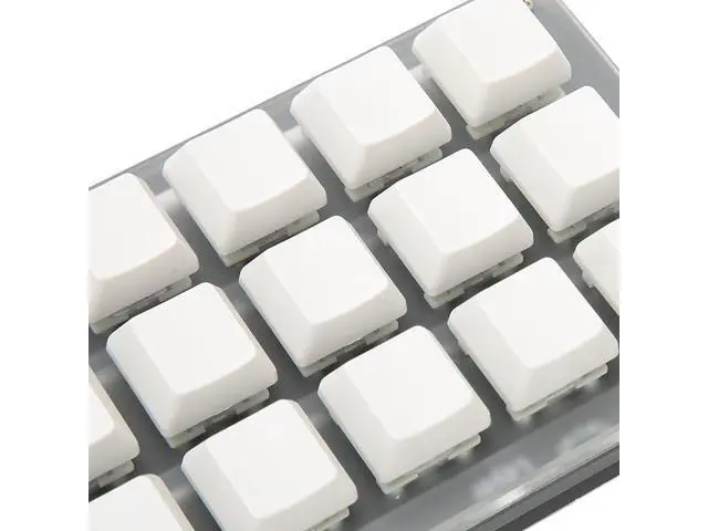Alt view image 6 of 7 - Vikye One Handed Programmable Mechanical Keyboard,15 Keys Programming KeyPad with 3 Knobs,Plug and Play Multifunctional Mechanical Gaming Keypad,Blue Switch,for Gaming Office Media