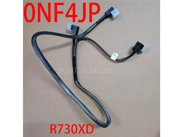 Alt view image 2 of 2 - JAENFONG For R730XD Workstation Power Supply Cable NF4JP 0NF4JP 12-Disk Middle Disk Expansion Cable SAS Data Cable