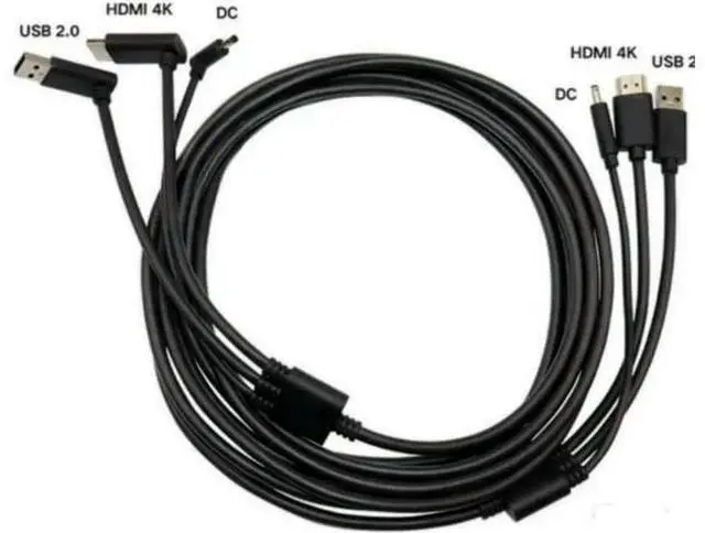 Main image of For HTC Vive 3-in-1 Accessories Replacement Cable HDMI 5M, USB, Power VR games