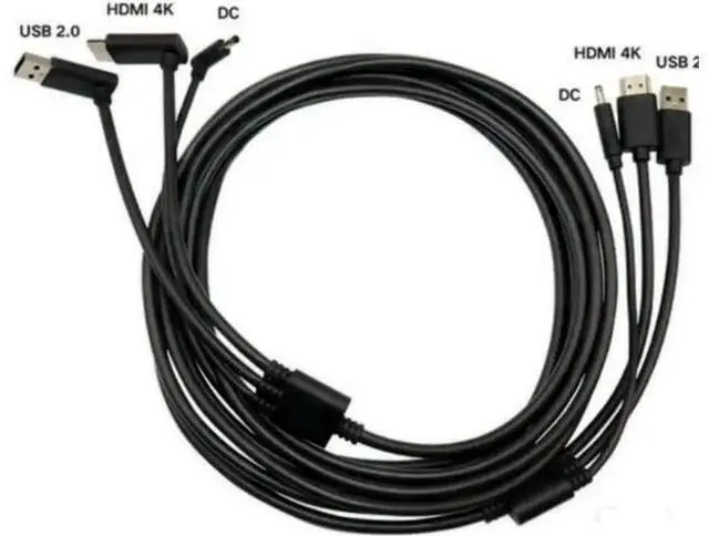 Main image of JAENFONG For HTC Vive 3-in-1 Accessories Replacement Cable HDMI 5M, USB, Power VR games
