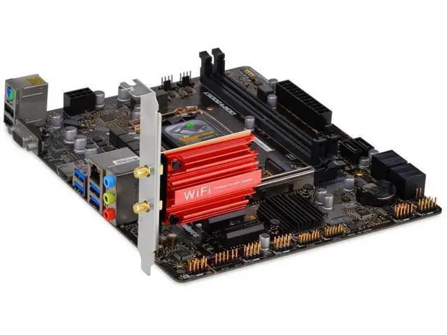 Alt view image 2 of 6 - WiFi 6E PCIe Card for Desktop PC,AX210 Tri Band WiFi Wireless Adapter with WiFi 6E Antenna, Bluetooth 5.3