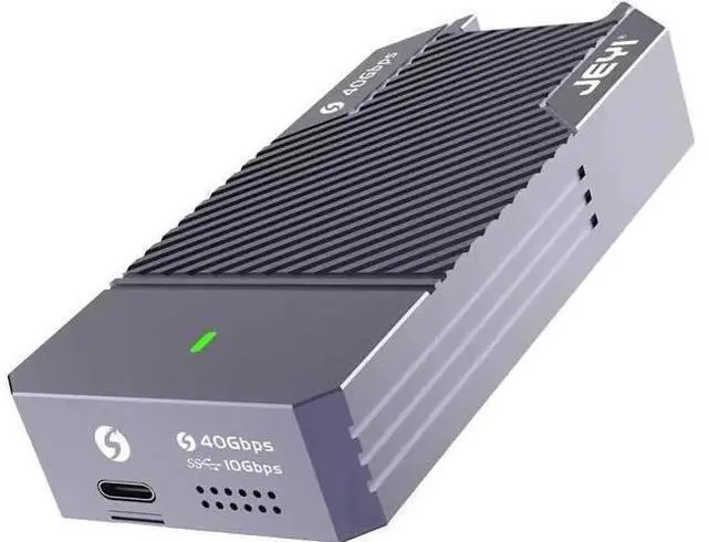 Alt view image 4 of 6 - Vszerda USB 4.0 SSD Enclosure 40Gbps M.2 NVMe 2280 to USB-c Solid State Drive Case Compatible with Thunderbolt4/3 USB 3.2/3.1/3 (TB-2464 PRO)