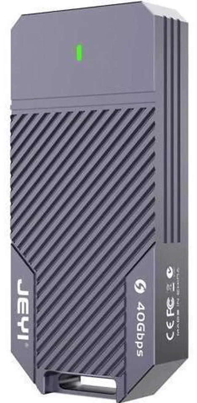 Alt view image 3 of 6 - Vszerda USB 4.0 SSD Enclosure 40Gbps M.2 NVMe 2280 to USB-c Solid State Drive Case Compatible with Thunderbolt4/3 USB 3.2/3.1/3 (TB-2464 PRO)