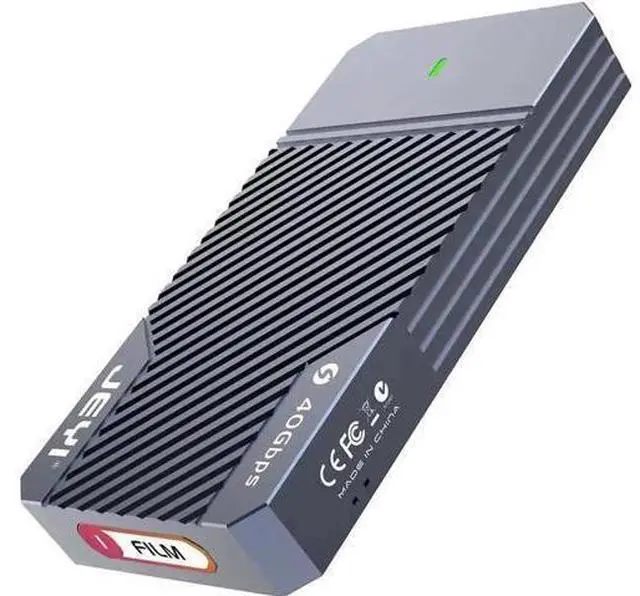 Main image of Vszerda USB 4.0 SSD Enclosure 40Gbps M.2 NVMe 2280 to USB-c Solid State Drive Case Compatible with Thunderbolt4/3 USB 3.2/3.1/3 (TB-2464)