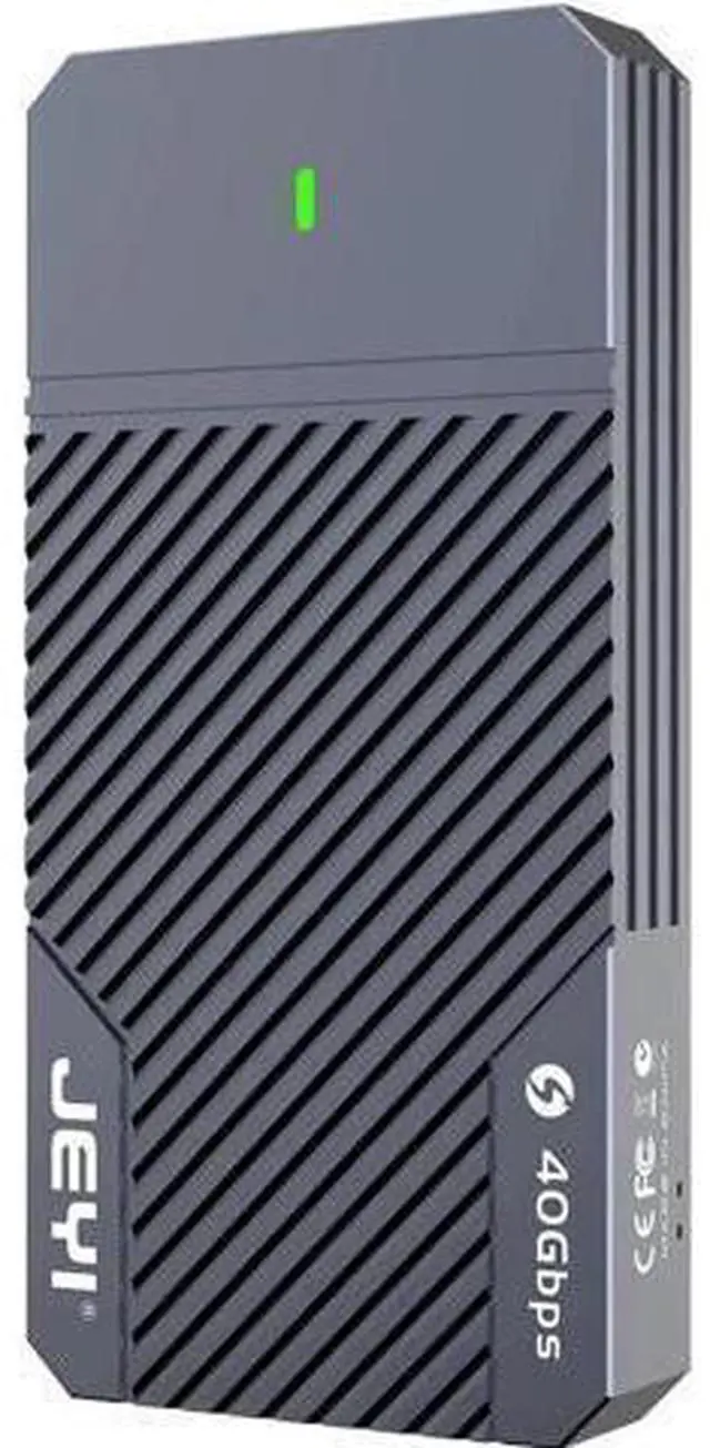 Alt view image 2 of 5 - Vszerda USB 4.0 SSD Enclosure 40Gbps M.2 NVMe 2280 to USB-c Solid State Drive Case Compatible with Thunderbolt4/3 USB 3.2/3.1/3 (TB-2464)