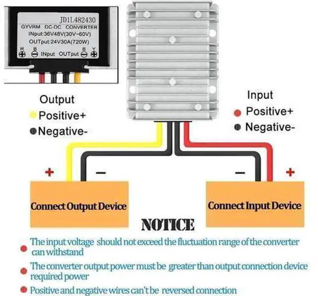 Alt view image 2 of 6 - DC DC Boost 12V to 15V 30A 450W Conventer 9-14V to 15V 20A 25A 30A Boost Converter 12 to 15 Voltage Car Inverter(Current 30A)