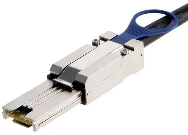 Alt view image 3 of 4 - Vszerda External Mini SAS HD SFF-8644 to SFF-8088 Cable, 6 Gbps, 2M/6.6FT, 2 PACK
